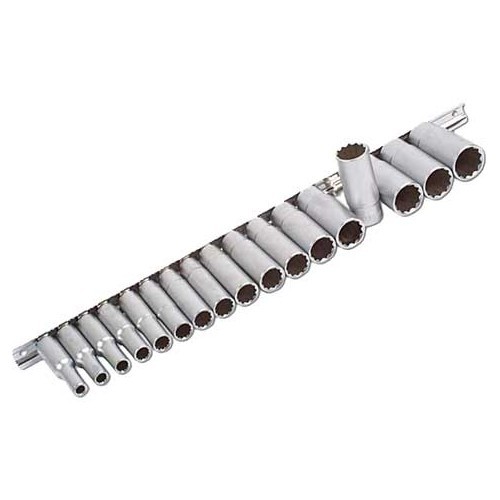  Deep Socket Set Bi-Hex MM 3/8"D - UO20034 