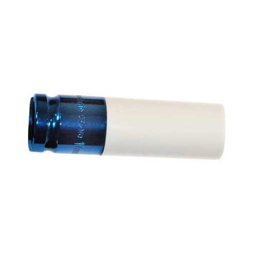 17 mm impact socket with 1/2" T-bar, Nylon handle in order not to damage your wheel rims - UO20109