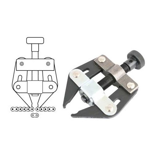 Herramienta tensor de cadena de moto