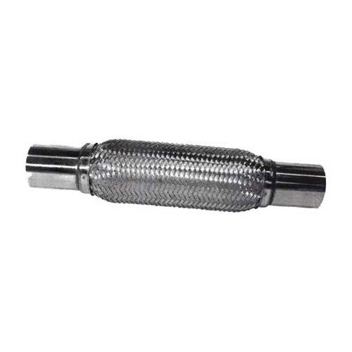 Tubo flexible de acero inoxidable para racor de escape de diámetro 45 <=> 45 mm - UO20202