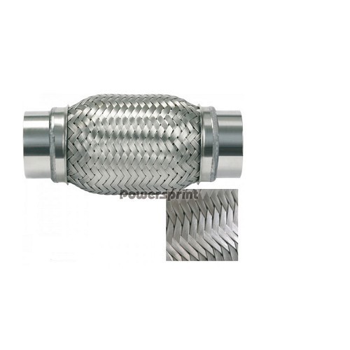 Flexibler Schlauch aus rostfreiem Stahl für Auspuffanschluss Durchmesser 40  <=> 40 mm - UO20211 