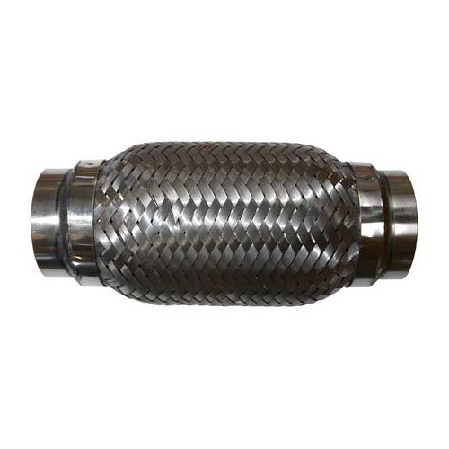  Tubo flexible de acero inoxidable para racor de escape de diámetro 58<=> 58 mm 48 mm - UO20236-2 
