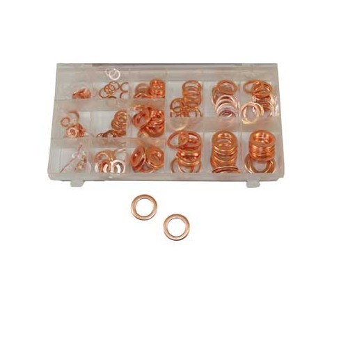  150-piece Copper O-Ring Assortment - UO20249-1 