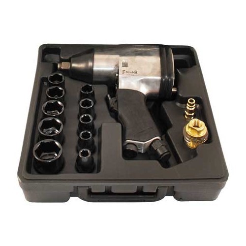 16-piece 1/2" Air Impact Wrench Hobby Kit, 320 Nm - UO20285