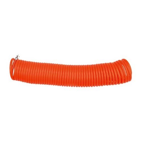 10 m spiral compressed air hose with 1/4" connections