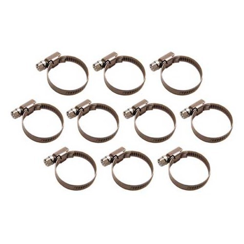  Hose Clamp, 30x45 mm, Stainless Steel, 10 pcs. - UO39507 
