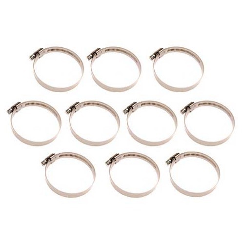  Hose Clamp, 40x60 mm, Stainless Steel, 10 pcs. - UO39509 