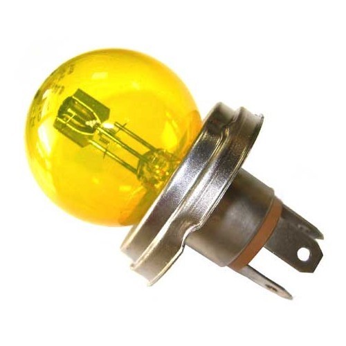  Lampadina R2 codice europeo P45T 40/45W 6 Volt - Giallo - UO40320 