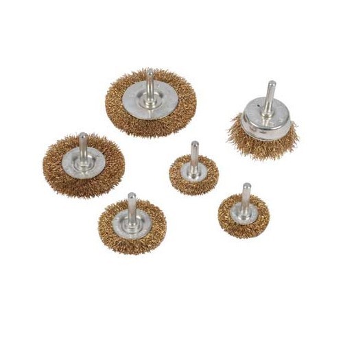  Set van 6 metalen borstels - UO40367 