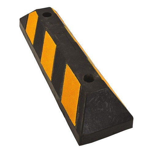 Reflective rubber parking stop - UO50027