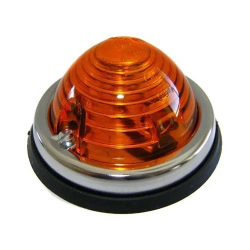 Orange lights with chrome trim - Pair