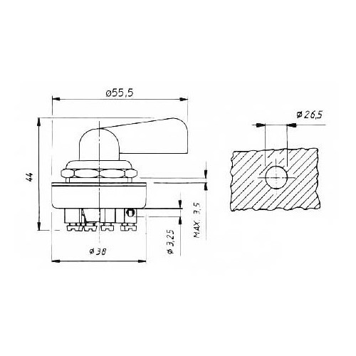 Light switch - UO62400