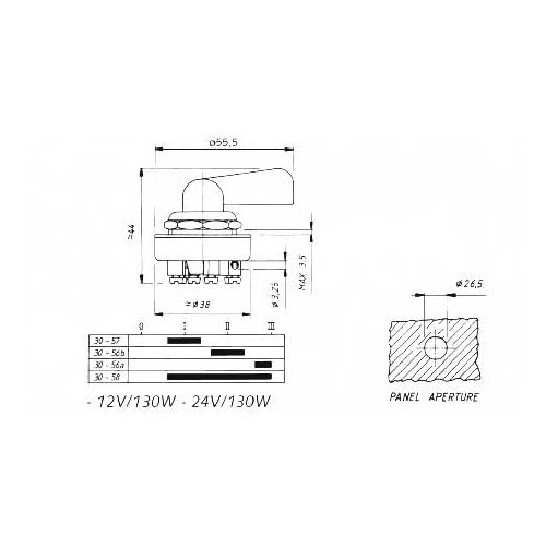 Light switch - UO62400