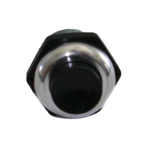 Black/Chrome 22 mm starter switch - UO63300