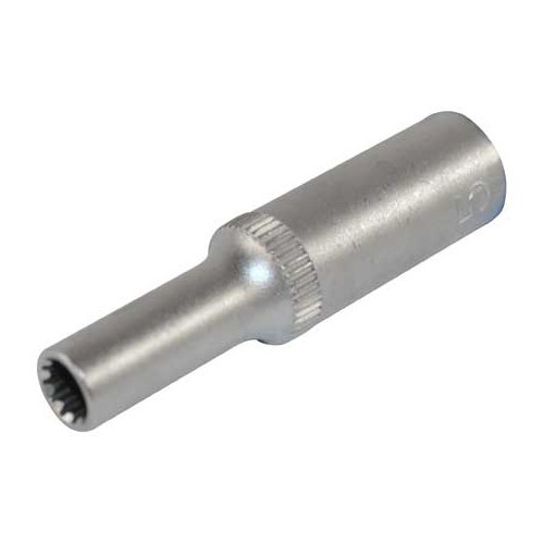  Long 12-sided 5mm socket - 1/4 - UO68243 