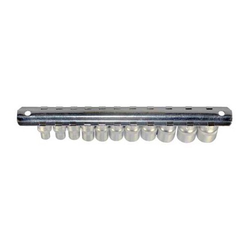 Socket set - maten in inches - 11 stuks - zeshoekig - UO69135