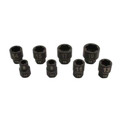  Tomas para clavijas especiales - 8 a 19 mm - UO69340 