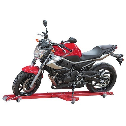 Carrello spostamento per moto con supporto cavalletto laterale - UO69735