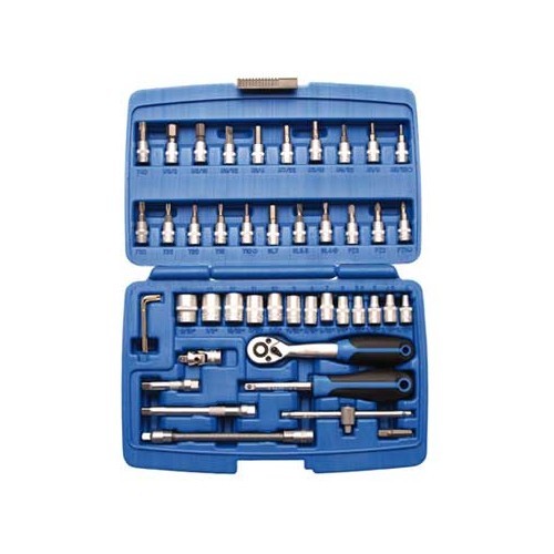  Coffret 46 pièces - tailles en pouces - 1/4" - UO70785 