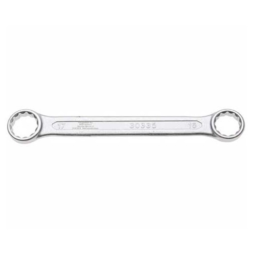  Polygonal straight spanner - 16 x 17mm - satin chrome finish - UO93315 