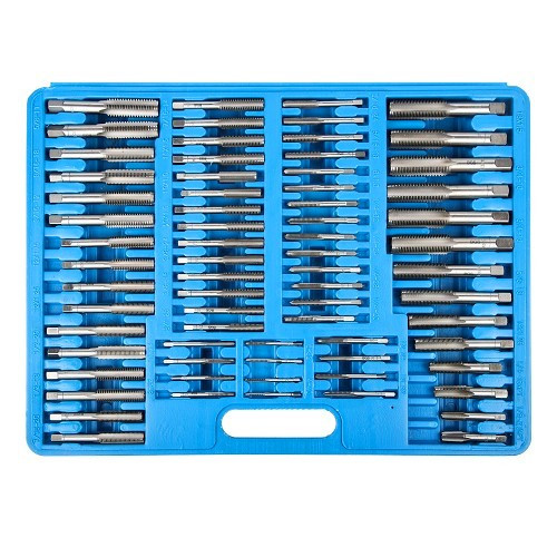 Case of metric and imperial taps and dies - 110 pieces - UO96020