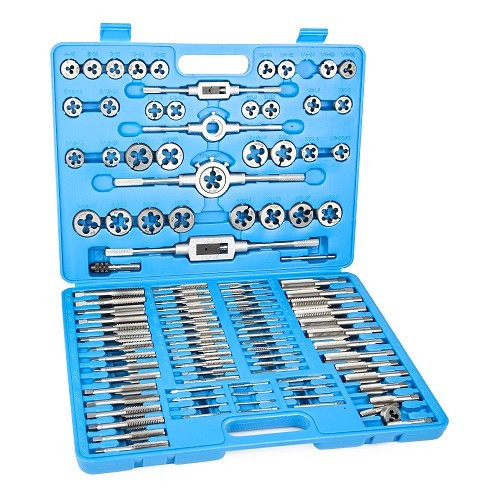     
                
                
    Case of metric and imperial taps and dies - 110 pieces - UO96020
