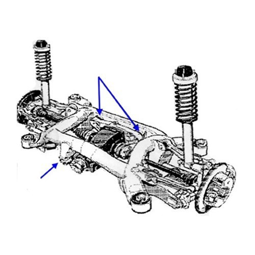 Estrattori per silentbloc per BMW E38 ed E39 - UO99340