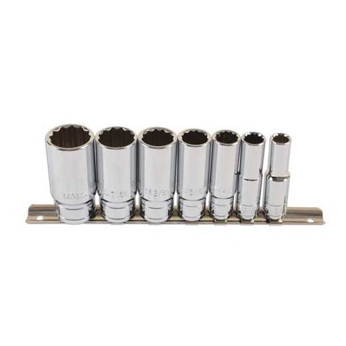  Set di 7 bussole lunghe Whitworth - 3/8" - UO99494 