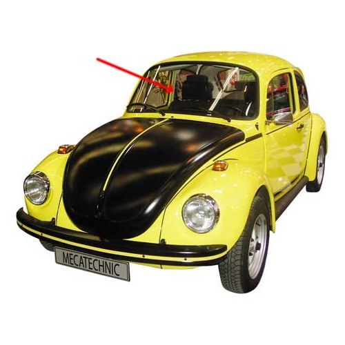  Para-brisas laminado transparente curvo para Volkswagen Beetle 1303 Saloon (1973-1975) - VA00104 