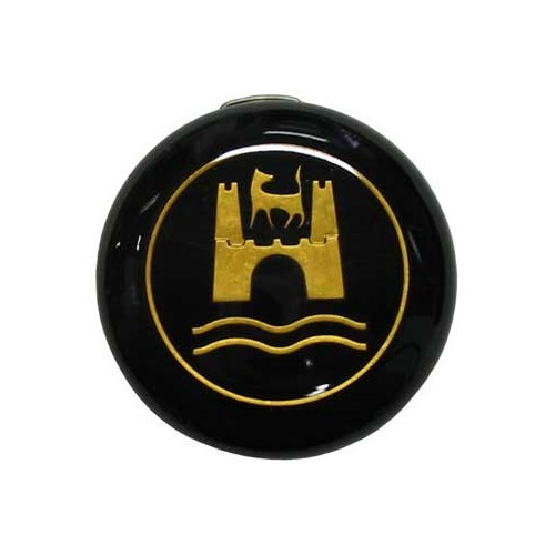  "Wolfsburg" gold horn button for Volkswagen Beetle 60 ->71 - VA00890 