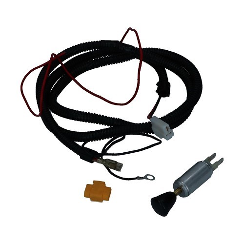 Depósito de líquido limpiaparabrisas eléctrico original de 12 V para Volkswagen Beetle (08/1960-07/1967) - VA01351