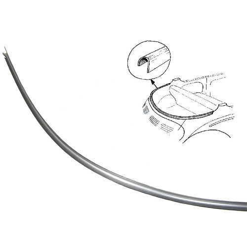  Perfil para Volkswagen Carocha Conversível 68 -&gt;79 - VA11809 