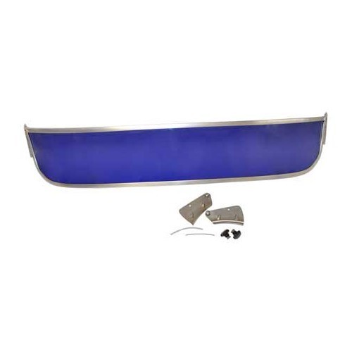 Blue windscreen visor for Volkswagen Beetle 65-> - VA12450