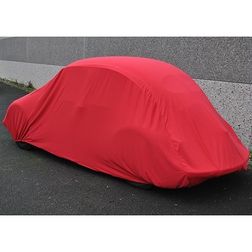 Custom-made red protective cover for Volkswagen Beetle - VA12710