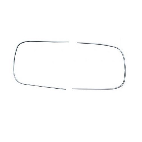 Aluminium back window moulding for Volkswagen Beetle 58 ->64