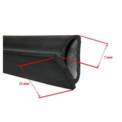 Mobile deflector rear seal, left or right, for Combi 68 to 79 - VA13186