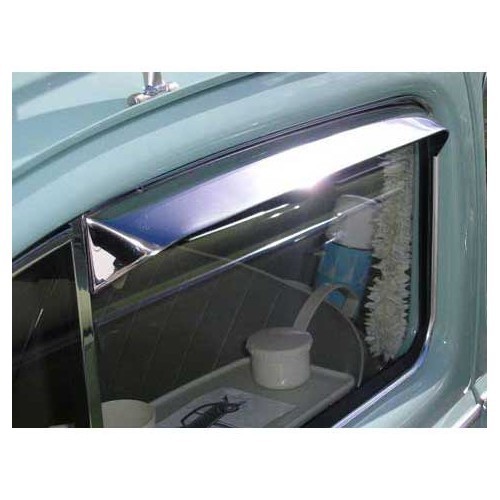 Déflecteurs d'air fumés CLIMAIR sur vitres arrière pour Golf 5, 5 portes  2003 ->2008 - la paire - GA10750 