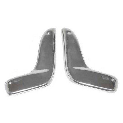  Vintage Robri stijl aluminium voorspatbord flappen voor Volkswagen Kever 1200, 1300, 1500 - 2 stuks - VA14006 