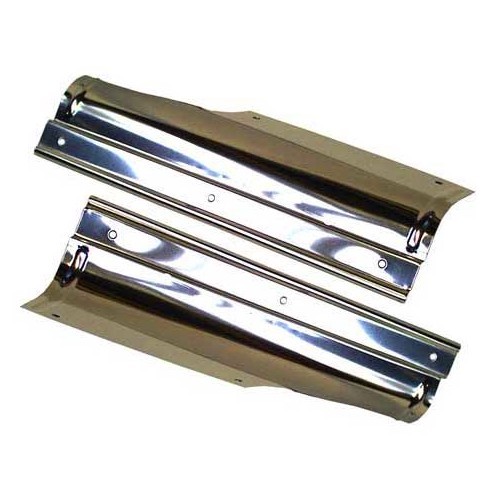  Chrome door jamb protectors for Volkswagen Beetle - 2 pieces - VA14400P 