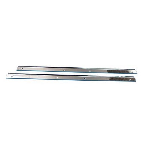 Polished aluminium door sills for Volkswagen Beetle - 2 pieces