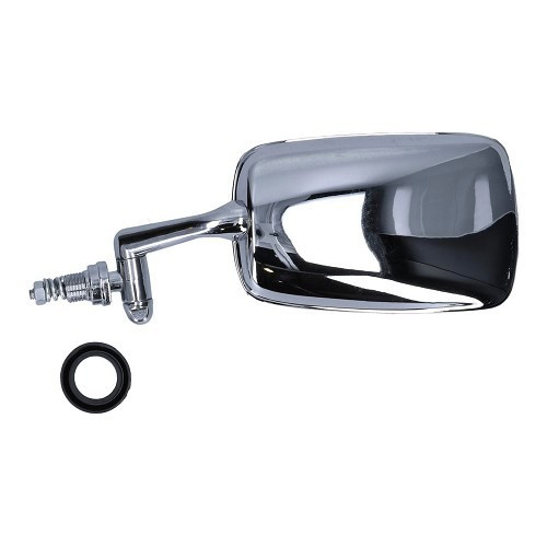 Left mirror polished aluminium for Volkswagen Beetle (08/1967-) - VA148023