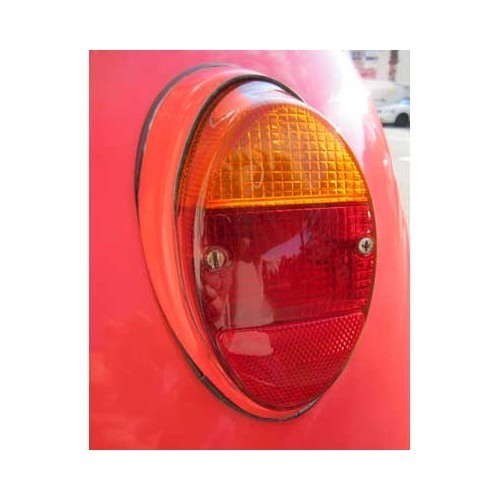 1 Vidro de farol de luz traseira "Europa" para Volkswagen Carocha 61 -&gt;67 e 1200 -&gt;73 - VA15703