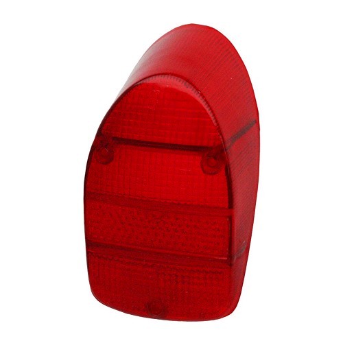  Achterlichtglas rood "USA" voor Volkswagen Kever (08/1967-07/1973), volledig rood - VA15707 