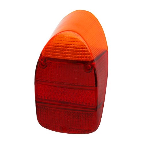  Vitre de feu arrière Europe pour Volkswagen Coccinelle (08/1967-07/1973), orange / rouge / rouge - VA15708 