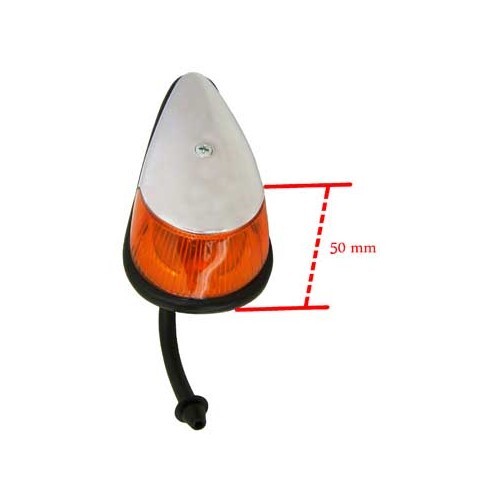 Clignotant d'aile Orange Eco pour Volkswagen Coccinelle 63 ->74 - VA16002