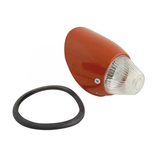  Right-hand white shell-style direction indicator light for Volkswagen Beetle 55 ->57 & Combi 58 ->63 - VA16036 