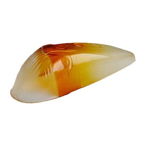  Verre de clignotant Blanc & Orange pour Volkswagen Coccinelle Italie 58 ->65 - VA16043 