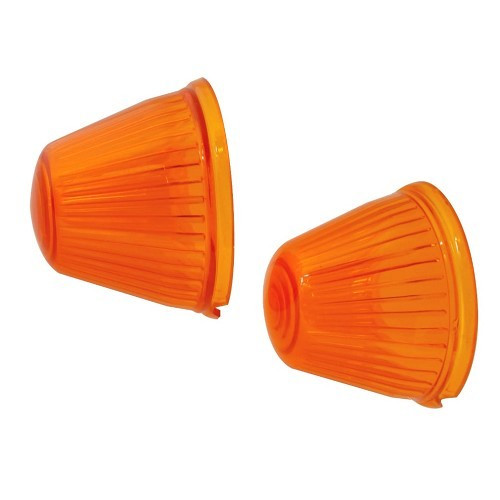  Par de conchas de vidrio intermitente delantero naranja para Karmann Ghia 59 -&gt;64 - VA16047 