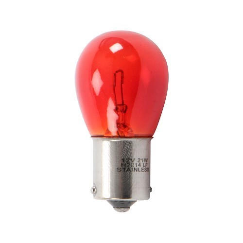  Glühbirne P21W BA15s 21W 12 Volt - Rot - VA16407-1 