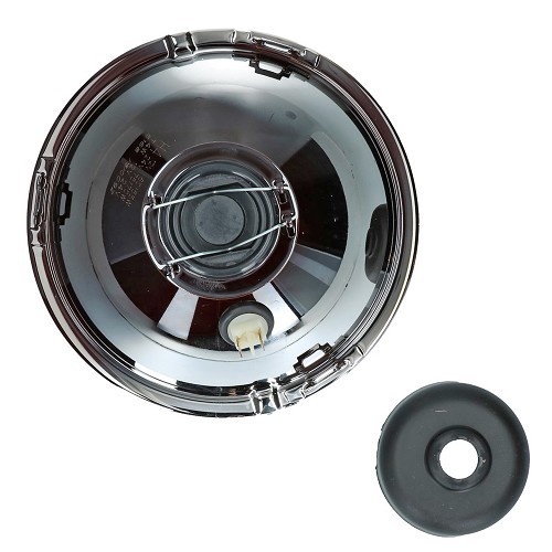 Proiettore Sealed Beam H4 per VW USA 7" - versione curva con luce notturna - VA17009